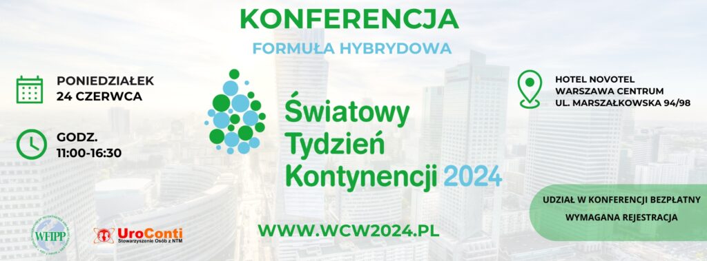 WCW 2024, World Continence Week, Światowy Tydzień Kontynencji